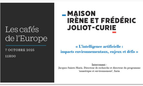 Cafés of Europe – October 7, 2025: Artificial Intelligence: Environmental Impacts, Issues, and Challenges