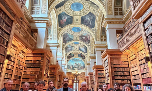 The Digital Delacroix Project team gathers at the French National Assembly for its second seminar